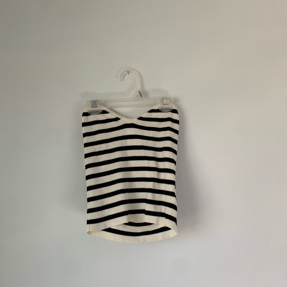 H&M strapless top, size S